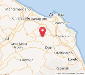 Map of Offagna, The Marches