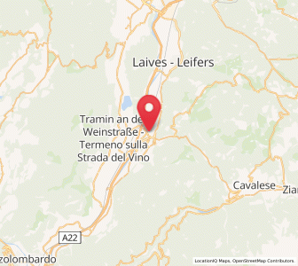 Map of Ora, Trentino-Alto Adige