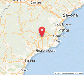 Map of Orco Feglino, Liguria