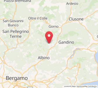 Map of Orezzo, Lombardy