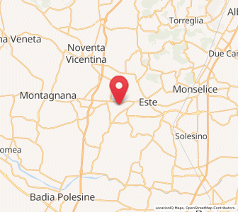 Map of Ospedaletto Euganeo, Veneto