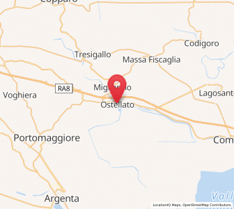 Map of Ostellato, Emilia-Romagna