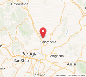 Map of Osteria di Ramazzano, Umbria