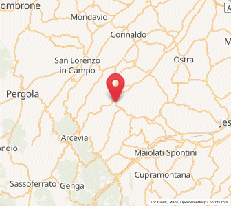 Map of Osteria, The Marches