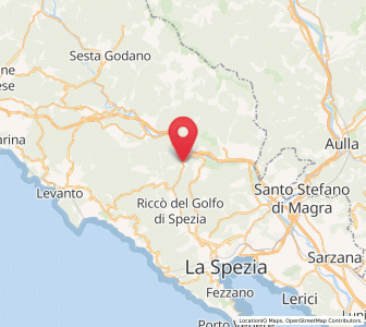 Map of Padivarma, Liguria