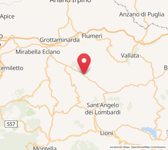 Map of Pagliara, Campania