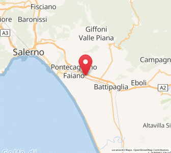 Map of Pagliarone, Campania