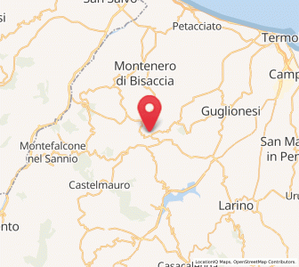 Map of Palata, Molise