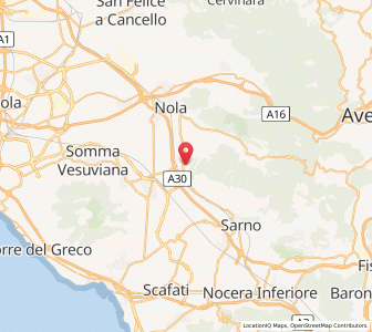 Map of Palma Campania, Campania