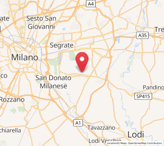 Map of Pantigliate, Lombardy