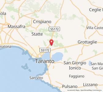 Map of Paolo VI, Apulia