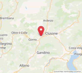 Map of Parre, Lombardy
