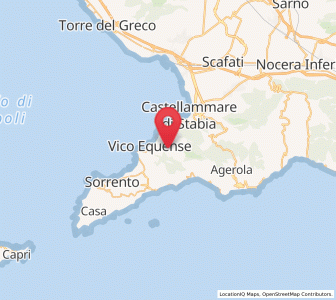 Map of Patierno, Campania