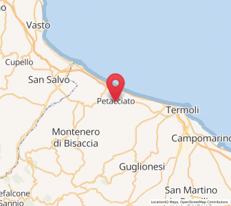 Map of Petacciato, Molise