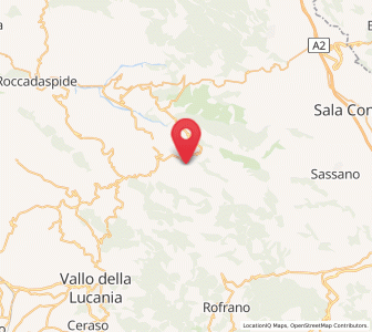 Map of Piaggine, Campania