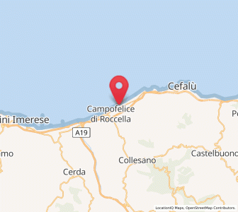 Map of Piana Calzata, Sicily