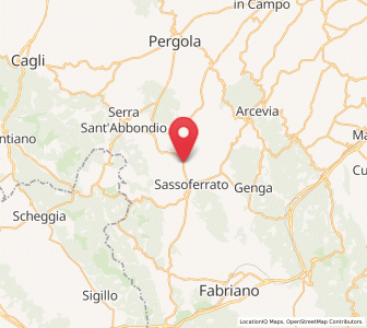 Map of Piano di Frassineta, The Marches