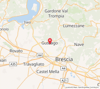 Map of Piazza, Lombardy