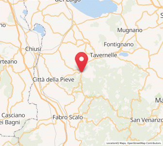 Map of Piegaro, Umbria