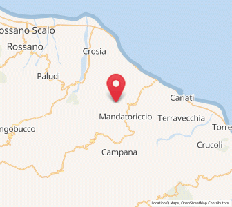 Map of Pietrapaola, Calabria