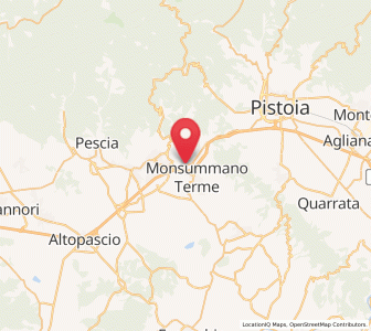 Map of Pieve a Nievole, Tuscany