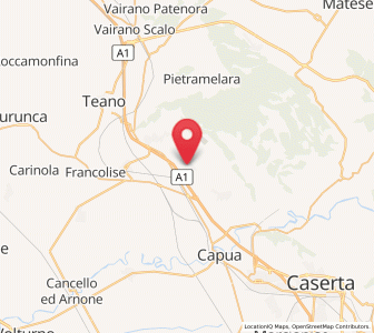 Map of Pignataro Maggiore, Campania