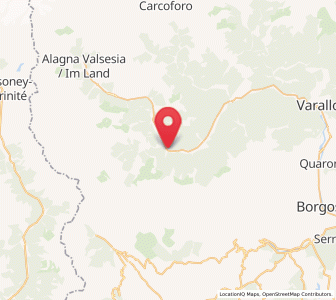 Map of Piode, Piedmont