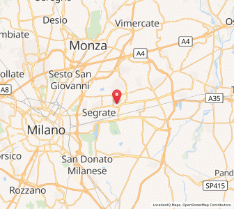 Map of Pioltello, Lombardy