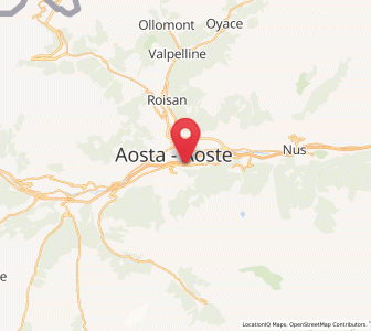 Map of Plan Felinaz-Felinaz, Aosta Valley