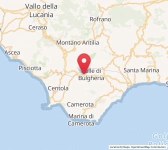 Map of Poderia, Campania