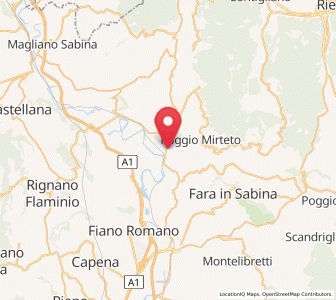 Map of Poggio Mirteto Scalo, Lazio