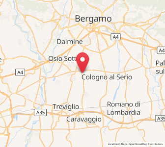 Map of Pognano, Lombardy