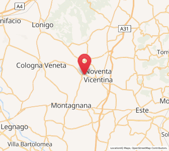 Map of Poiana Maggiore, Veneto