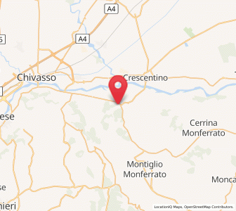 Map of Pomaretto, Piedmont