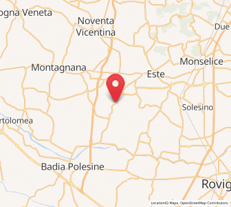 Map of Ponso, Veneto