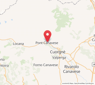 Map of Pont Canavese, Piedmont