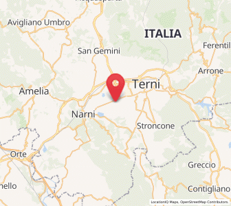 Map of Ponte San Lorenzo, Umbria