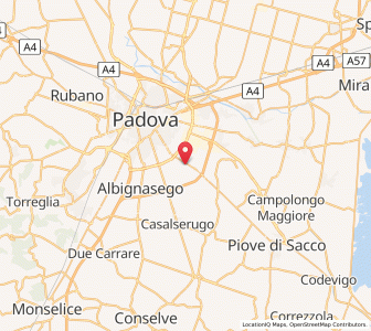 Map of Ponte San Nicolò, Veneto