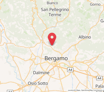 Map of Ponteranica, Lombardy
