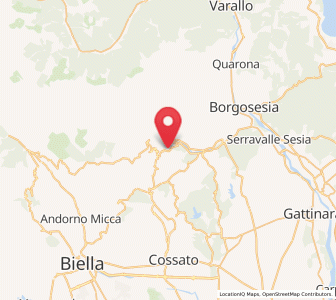 Map of Portula, Piedmont