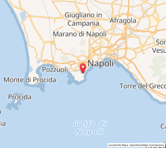 Map of Posillipo, Campania