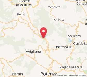 Map of Possidente, Basilicate