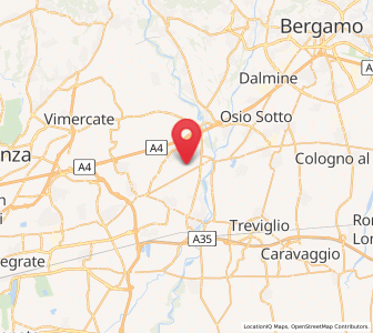 Map of Pozzo d'Adda, Lombardy