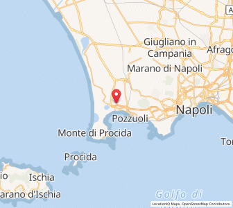 Map of Pozzuoli, Campania