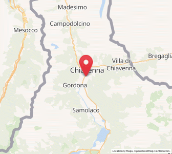 Map of Prata Camportaccio, Lombardy