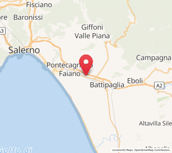 Map of Pratole, Campania