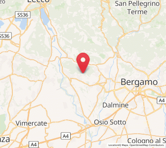 Map of Pratolongo, Lombardy