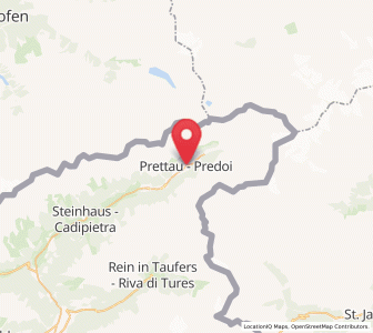 Map of Predoi, Trentino-Alto Adige