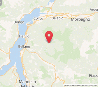 Map of Premana, Lombardy