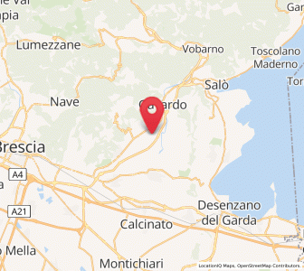 Map of Prevalle, Lombardy
